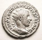 Zilveren Romeinse munt Gordianus III Antoninianus, Ophalen of Verzenden, Italië, Losse munt, Zilver