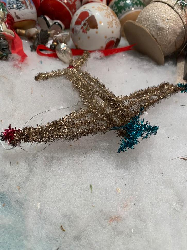 #kerst vliegtuig kerst ornament, Diversen, Kerst, Zo goed als nieuw, Ophalen of Verzenden