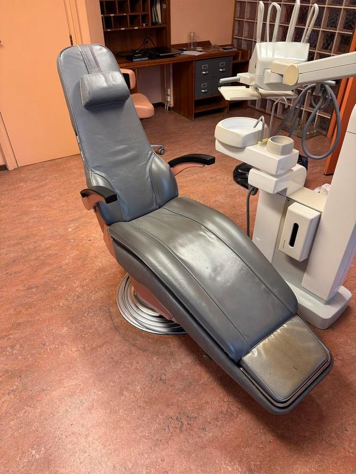 Antieke tandarts stoel uit jaren 70!, Antiek en Kunst, Antiek | Meubels | Stoelen en Banken, Ophalen