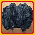 071. Drie Stuks Zwart Leren Motor Jassen, Motoren, Kleding | Motorkleding, Ophalen of Verzenden, Tweedehands, Jas | leer