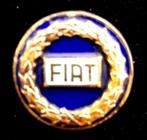 Fiat met lauwerkrans en schroefwieltje- speld, Verzenden, Nieuw, Transport, Speldje of Pin
