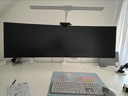 LG UltraWide 49WQ95C-W Monitor, Computers en Software, Monitoren, Gebruikt, 101 t/m 150 Hz, DisplayPort, HDMI, USB-C, Gaming, Curved