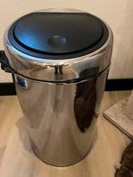 Brabantia Touch Bin - Afvalemmer, 50 tot 75 cm, Ophalen of Verzenden, Rvs, 20 tot 30 liter