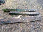 Houten bielzen 3 st gratis HOEKPALEN, Ophalen, Gebruikt, 25 cm of meer, Biels