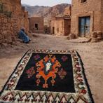Handgemaakte Marokkaanse Berber Tapijt, 100 tot 150 cm, Zwart, Nieuw, Ophalen of Verzenden
