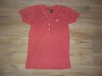 Chasin Rood T-shirt Met Knoopjes Maat L, Maat 52/54 (L), Chasin, Ophalen of Verzenden, Gedragen
