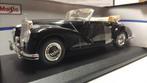 Mercedes Benz 300 S convertible zwart Maisto metal 1:18 KRD, Hobby en Vrije tijd, Modelauto's | 1:18, Ophalen of Verzenden, Zo goed als nieuw