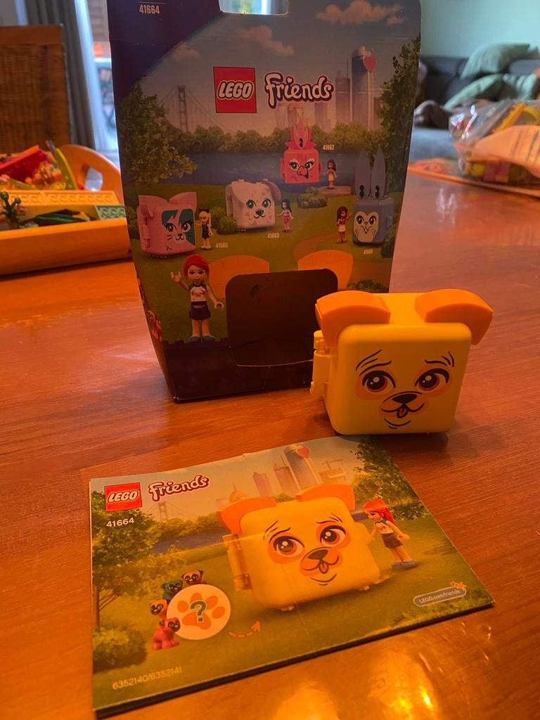 Lego Friends Mia's Hondenkubus - Compleet!, Ophalen of Verzenden, Zo goed als nieuw, Complete set, Lego