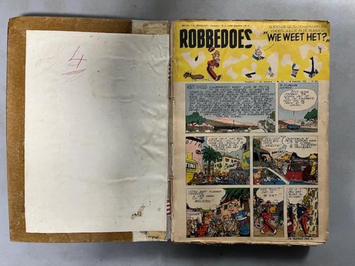 Robbedoes Tijdschriften 1953 - 1954, Boeken, Stripboeken, Gelezen, Meerdere stripboeken, Ophalen of Verzenden