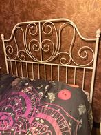 Twijfelaar 140x200 + 2 nachtkastjes (zonder matras), Ophalen, Gebruikt, Wit, 140 cm