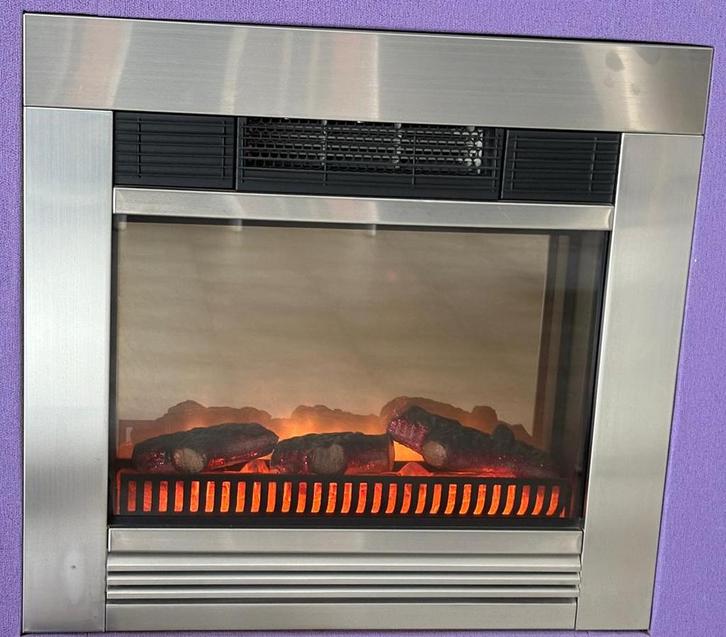Sfeerhaard, inbouw electrisch, Livin Flame, herfst, knus, Huis en Inrichting, Haarden, Zo goed als nieuw, Elektrische haard, Ophalen