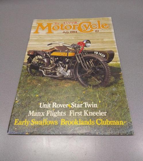 The Classic Motorcycle juli 1984, Boeken, Motoren, Gelezen, Verzenden