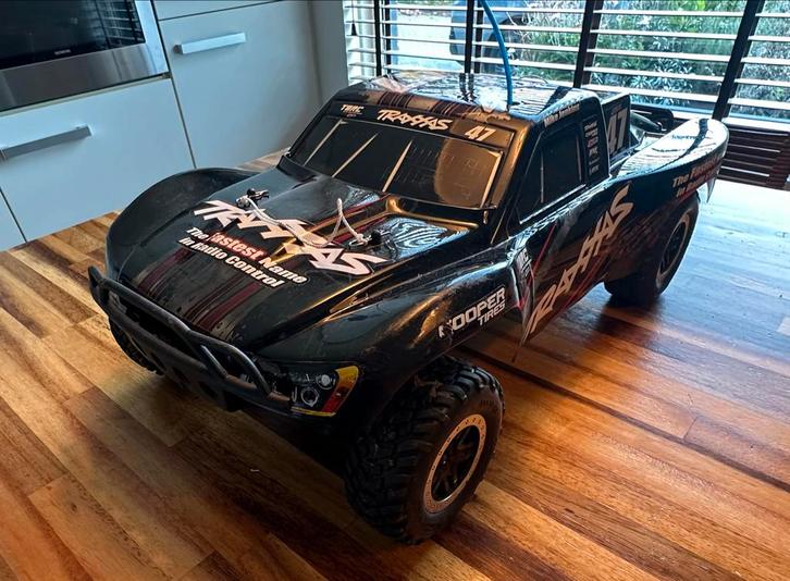 Traxxas Slash 58034-1 RC Truck, Hobby en Vrije tijd, Modelbouw | Auto's en Voertuigen, Gebruikt, Truck, Groter dan 1:32, Overige merken