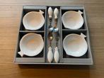 8 Riverdale visbordjes met 7  lepels, Ophalen of Verzenden, Glas, Overige stijlen, Bord(en)