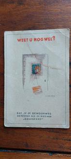 Briefkaart Oranjehotel, Ophalen of Verzenden, 1940 tot 1960, Gelopen, Zuid-Holland