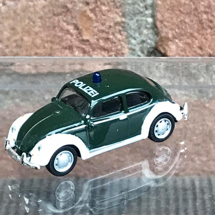 1:87 SCHUCO VW KEVER POLIZEI, Hobby en Vrije tijd, Modelauto's | 1:87, Zo goed als nieuw, Auto, Schuco, Ophalen of Verzenden