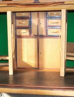 bureau/ Rol top secretaire met kluis./ Uniek/hangkast /kluis, Verzenden