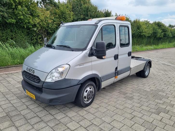 Iveco Daily 35C17 Dubbele Cabine 10 Ton 170PK Euro, Auto's, Bestelauto's, Bedrijf, ABS, Airbags, Cruise Control, Elektrische ramen