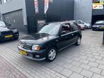Nissan Micra 1.0 Luxury Stuurbekrachtiging NAP APK 1 Jaar, Auto's, Voorwielaandrijving, 4 cilinders, 60 pk, Zwart