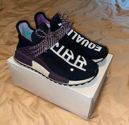 Pharrel Williams x Adidas Human Race NMD Holi (Core Black), Kleding | Heren, Schoenen, Gedragen, Zwart, Ophalen of Verzenden