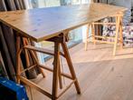 Houten Tekentafel / Architectentafel - Jullian Paris, Doe-het-zelf en Verbouw, Tekentafels, Ophalen, Zo goed als nieuw, 170 cm of meer