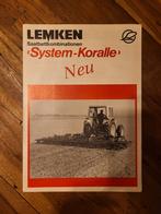 Tractor folder Lemken Saatbettkombinationen, Ophalen of Verzenden, Zo goed als nieuw