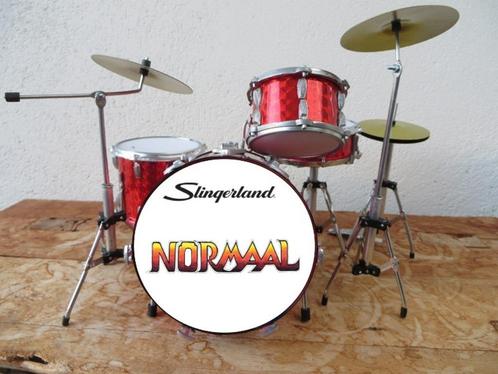 Miniatuur drumstel NORMAAL 50 joar hφken, Verzamelen, Muziek, Artiesten en Beroemdheden, Nieuw, Instrument of Toebehoren, Ophalen of Verzenden