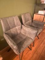 4 eetkamerstoelen met draaipoot, Huis en Inrichting, Stoelen, Ophalen, Overige kleuren, Zo goed als nieuw, Metaal