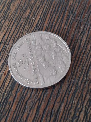 Zilveren Jubileummunt Rabobank. 100 jaar. De mens centraal  beschikbaar voor biedingen