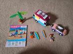 Lego camper met auto en accessoires, Ophalen of Verzenden, Zo goed als nieuw, Complete set, Lego
