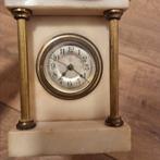 Antieke klok marmer met alarm systeem, Antiek en Kunst, Antiek | Klokken, Ophalen of Verzenden