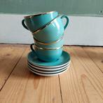 Lucky Vintage Mitterteich Espresso Kopjes - Vintage Groen, Huis en Inrichting, Keuken | Servies, Gebruikt, Unknown, Mitterteich