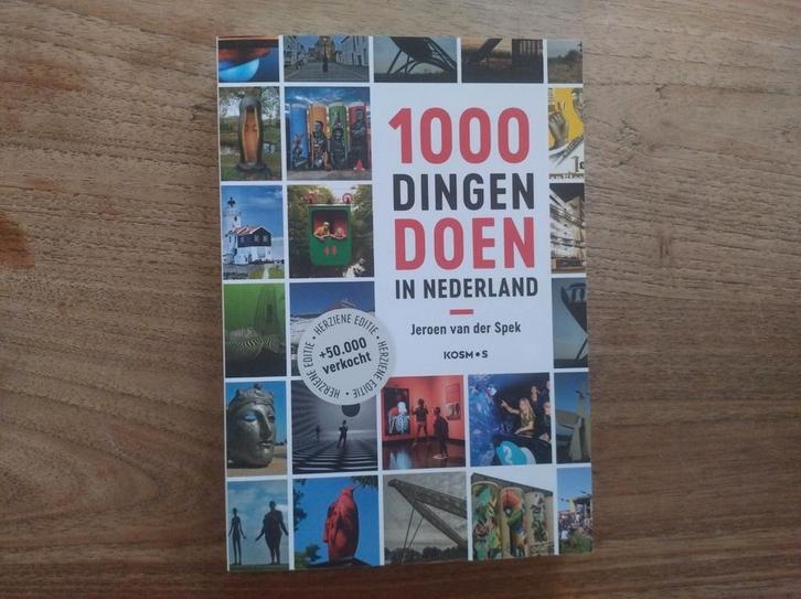 Jeroen van der Spek - 1000 dingen doen in Nederland, Boeken, Reisgidsen, Zo goed als nieuw, Benelux, Overige merken, Ophalen of Verzenden