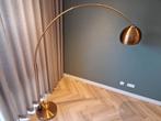 Koperkleurige moderne booglamp, Ophalen, Gebruikt, Metaal, Modern
