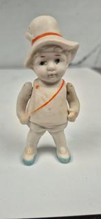 Antiek Porseleinen Popje - 10cm, Antiek en Kunst, Antiek | Speelgoed, Ophalen of Verzenden