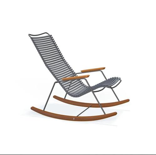 Houe Click Schommelstoel Dark Grey, Tuin en Terras, Tuinstoelen, Zo goed als nieuw, Ophalen of Verzenden