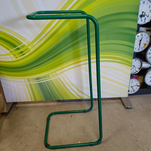 Knapzakhouder groen metaal 400 ltr, Huis en Inrichting, Woonaccessoires | Krantenbakken en Lectuurbakken, Gebruikt, Ophalen