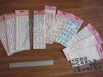 strass letter stickers + randen, Hobby en Vrije tijd, Kaarten | Zelf maken, Ophalen of Verzenden, Zo goed als nieuw, Overige thema's