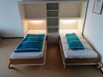 opklapbedden, Huis en Inrichting, Slaapkamer | Bedden, Ophalen, Gebruikt, 90 cm, Eenpersoons
