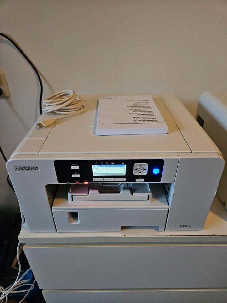 2x Sawgrass SG500 Sublimatie Printer + Extra Inkt, Computers en Software, Printers, Gebruikt, Printer, Inkjetprinter, Kleur printen
