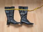 Comfortabele Gabor zwarte leren laarzen met hak maat 9/43., Kleding | Dames, Schoenen, Ophalen of Verzenden, Zo goed als nieuw