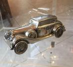 Zilverkleurige metalen auto: spaarpot, Antiek en Kunst, Curiosa en Brocante, Ophalen of Verzenden