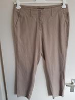Cambio taupe katoen/ linnen pantalon type Kaia maat 44, Kleding | Dames, Bruin, Maat 42/44 (L), Ophalen of Verzenden, Zo goed als nieuw