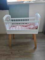 Houten popenbed, Kinderen en Baby's, Speelgoed | Houten speelgoed, Ophalen, Zo goed als nieuw, Meubelstuk of Keukentje