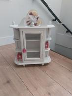 Leuk brocante wandkastje, Huis en Inrichting, Kasten | Wandmeubels, Ophalen, Zo goed als nieuw, Minder dan 150 cm, Minder dan 100 cm