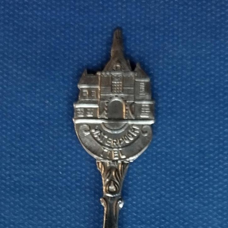 verzilverd lepeltje Waterpoort Tiel (GéBé), Antiek en Kunst, Antiek | Bestek, Ophalen of Verzenden