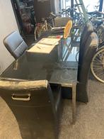 Tafel met 4 stoelen, Ophalen of Verzenden, Zo goed als nieuw, 4 tot 6 stoelen