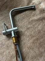 RVS keukenkraan Bulthaup met spoelslang., Ophalen of Verzenden, Gebruikt, Rvs, Kraan