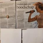 Vlaamse zangeres en actrice Pommelien Thijs, Verzamelen, Tijdschriften, Kranten en Knipsels, Ophalen of Verzenden, 1980 tot heden