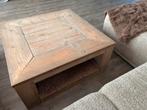 Houten salontafel met opbergruimte/ hondenmand, Ophalen, 50 tot 100 cm, Zo goed als nieuw, Minder dan 50 cm